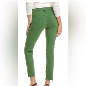 MOTHER THE MID RISE DAZZLER ANKLE FRAY green Jeans Pants, BNWOT